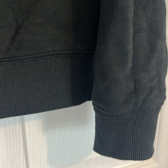 Victoria’s Secret Black Pink Lip Sweatshirt - Picture 4 of 6